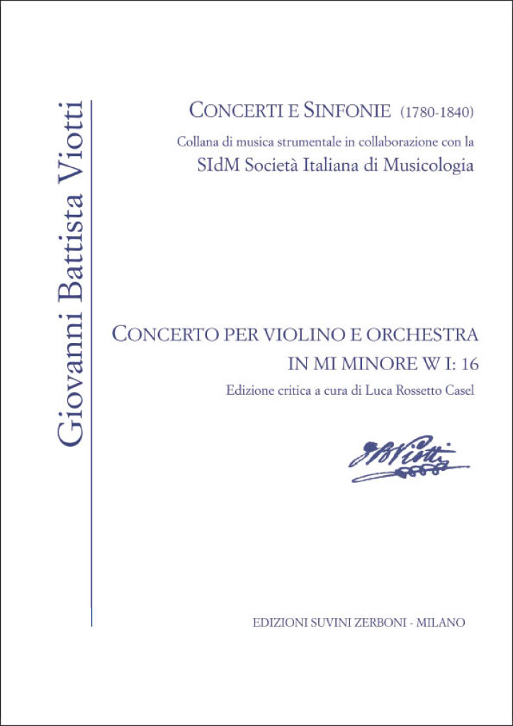 Concerto per violino e orchestra in MI min W I:16